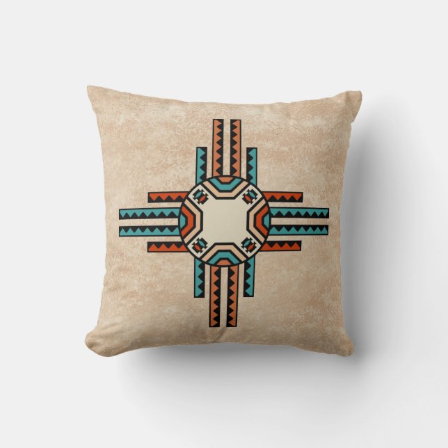 2-Sided Southwestern Design Cushion (Front)