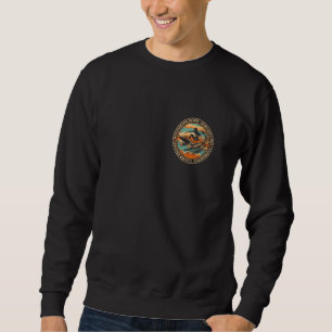 2 Sided Surf City USA, Huntington Beach, Californi Sweatshirt