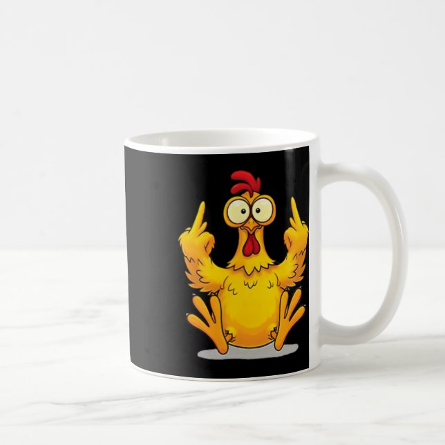 (2 Sides) Don't Like Me F-caw-f Problem Solved Ang Coffee Mug (Right)