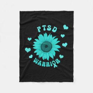 2 Sides Ptsd Awareness Being Strong Is The Only Fleece Blanket