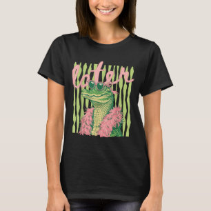 2 Sides Retro ed See Ya Gator See Ya Alligator T-Shirt