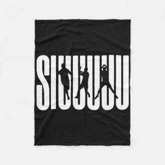 (2 Sides) Siuuu Soccer Lovers Present For Fan Kid' Fleece Blanket