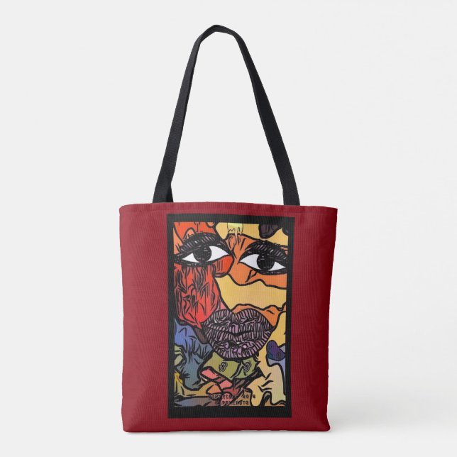 2 sides to every story... tote bag (Back)
