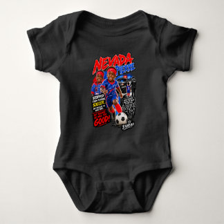 2 support Nevada Pierre 3 years old soccer player Baby Bodysuit