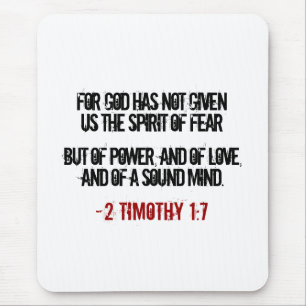 2 Timothy 1:7 gifts Mouse Pad