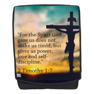 2 Timothy 1:7 - Power, Love & Self-Discipline Backpack
