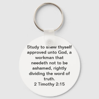 2 Timothy 2:15 Key Ring