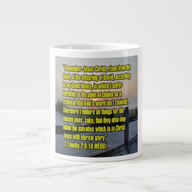 2 Timothy 2:8–10 WEBU Mug (Front)