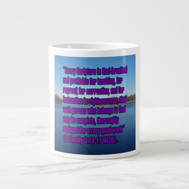2 Timothy 3:16–17 WEBU Mug (Front)