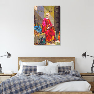 2 Timothy 4:6-8 I Have Finished the Course Canvas Print