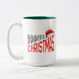 2-Tone Mug 15oz : It's Christmas (green)