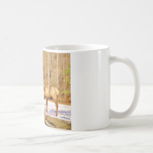 2~ two Bull Elk in the snow Coffee Mug