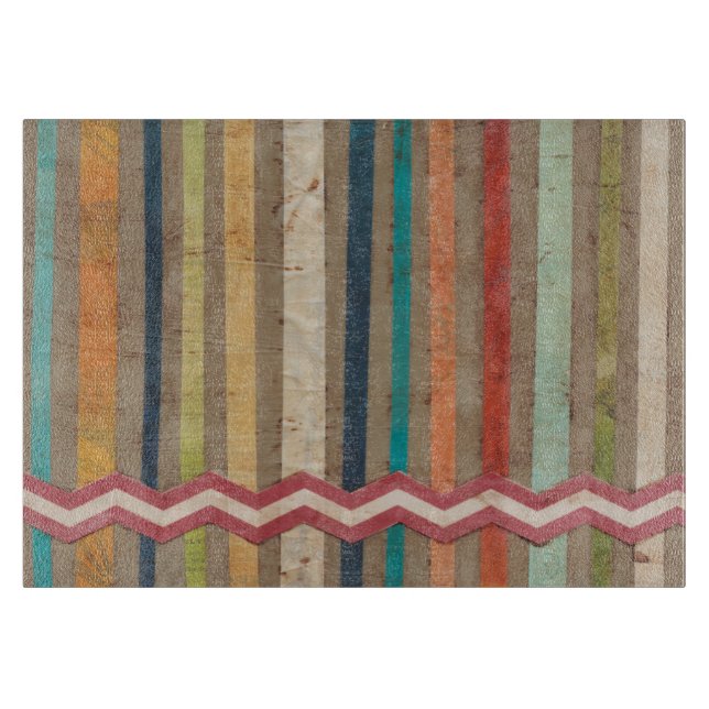 2-Up Paper Fences II Cutting Board (Front)