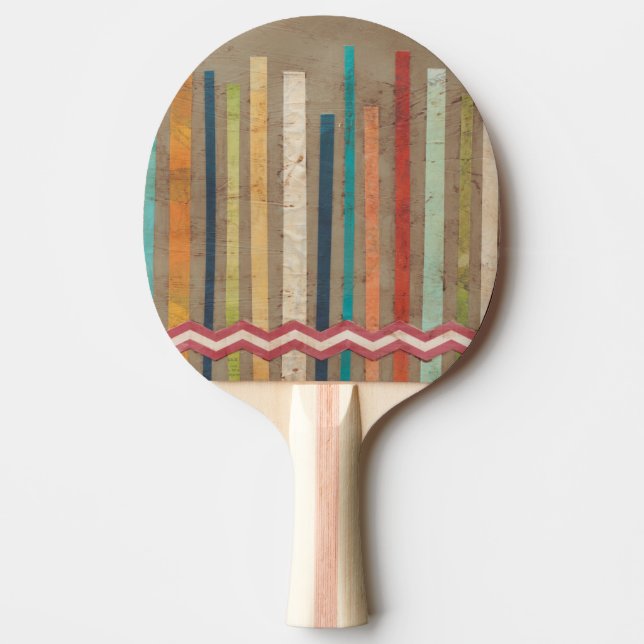 2-Up Paper Fences II Ping Pong Paddle (Front)