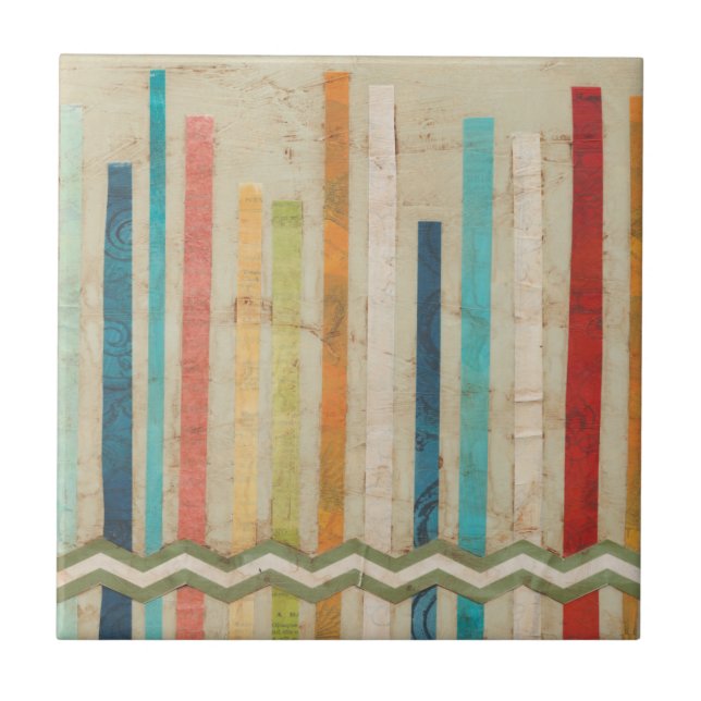 2-Up Paper Fences IV Ceramic Tile (Front)