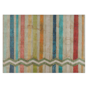 2-Up Paper Fences IV Cutting Board