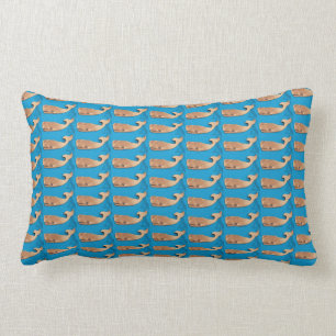 2 whale pattern pillow