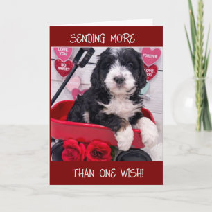 "2 WISHES TO MY BEST FRIEND ON YOUR BIRTHDAY" CARD