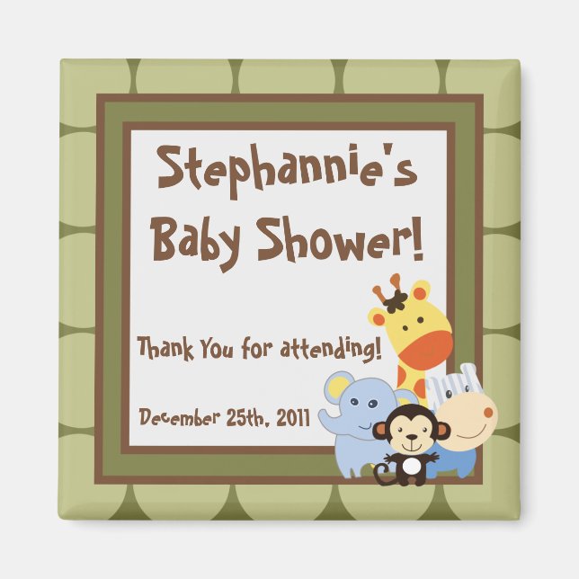2"x2" Favour Magnet Jungle Play (Front)