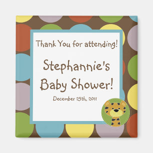 2"x2" Favour Magnet Jungle Tales Safari