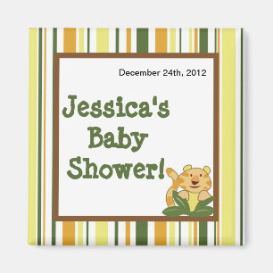 2"x2" Magnet Favour Jungle Babies Animals