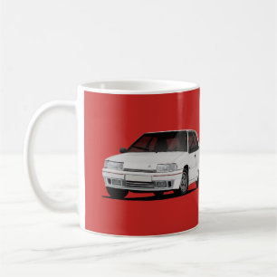 2 x white Citroën BX GTi Coffee Mug