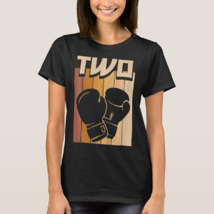2 Year Old Boxing Birthday Boy Girl 2nd Birthday B T-Shirt