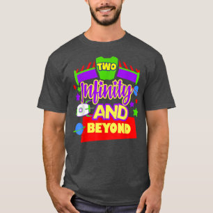 2 Year Old Two Infinity And Beyond 2nd Birthday Bo T-Shirt