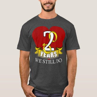 2 Year Wedding Anniversary T-Shirt