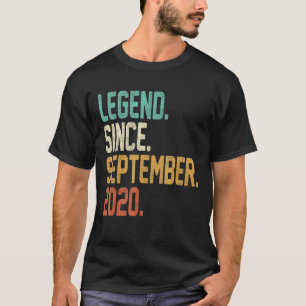 2 Years Old  2nd Birthday Legend Since September 2 T-Shirt