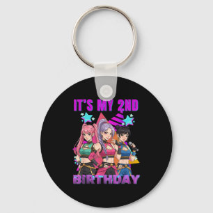 2 Years Old Birthday K P Kids 2nd Birthday Girls K Key Ring