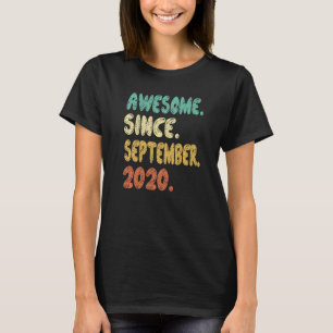 2 Years Old September 2020 2 Yrs Old 2nd Birthday T-Shirt