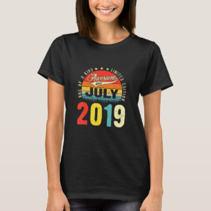 2 Years Old Vintage July 2019 Limited Edition 2nd  T-Shirt