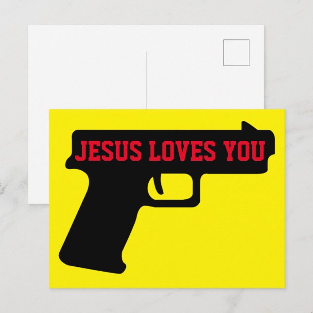 2A - JESUS LOVES YOU Postcard (Front/Back)