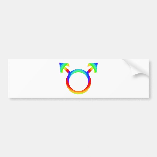 2become1 Gay Pride Bumper Sticker (Front)
