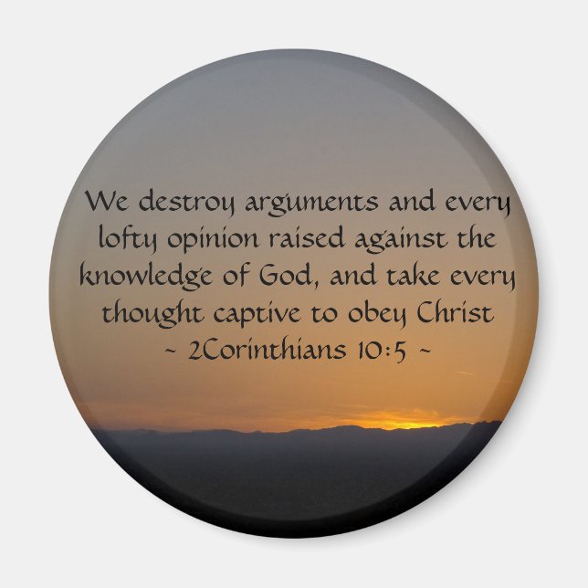 2Corinthians 10:5 Magnet (Front)