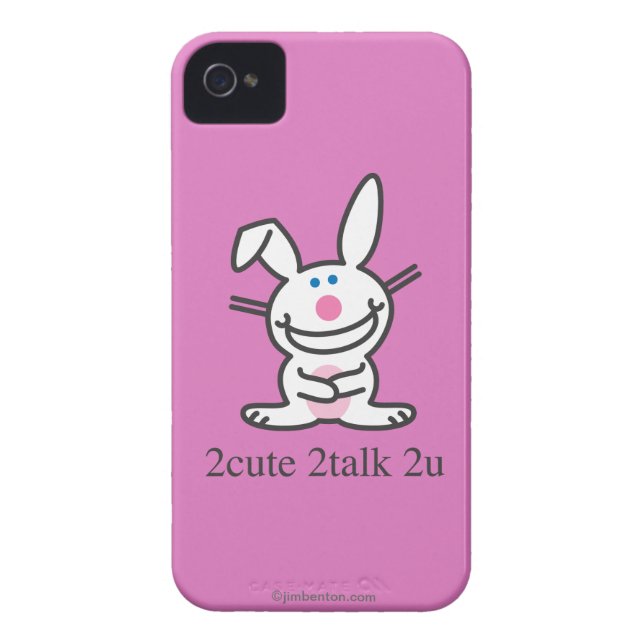 2cute 2talk 2u Case-Mate iPhone case (Back)