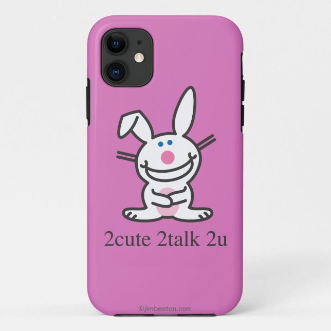 2cute 2talk 2u Case-Mate iPhone case (Back)