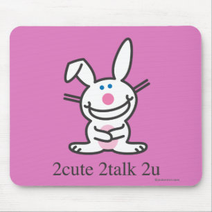 2cute 2talk 2u mouse pad