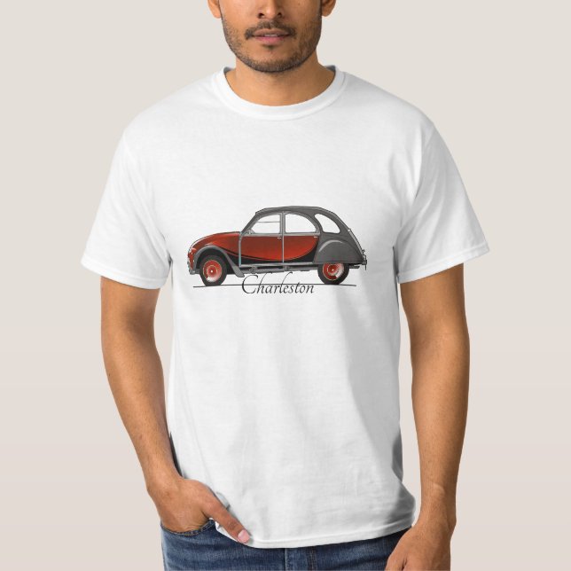 2CV Citroen Charleston T-Shirt (Front)