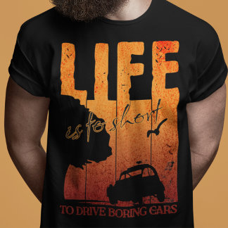 2CV Oldtimer Life is to short to drive boring cars T-Shirt