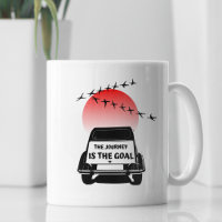 2CV Oldtimer Sunset - The journey is the goal  