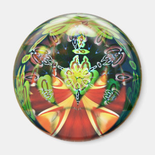 2d3D Psychedelic Magnet