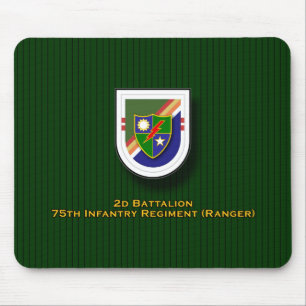 2d Bn, 75th Infantry Regiment - Rangers scroll Mouse Pad