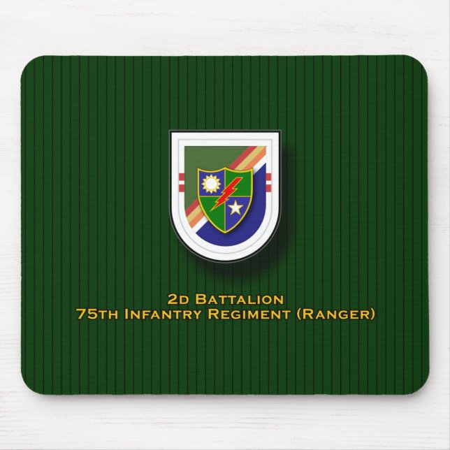 2d Bn, 75th Infantry Regiment - Rangers scroll Mouse Pad (Front)
