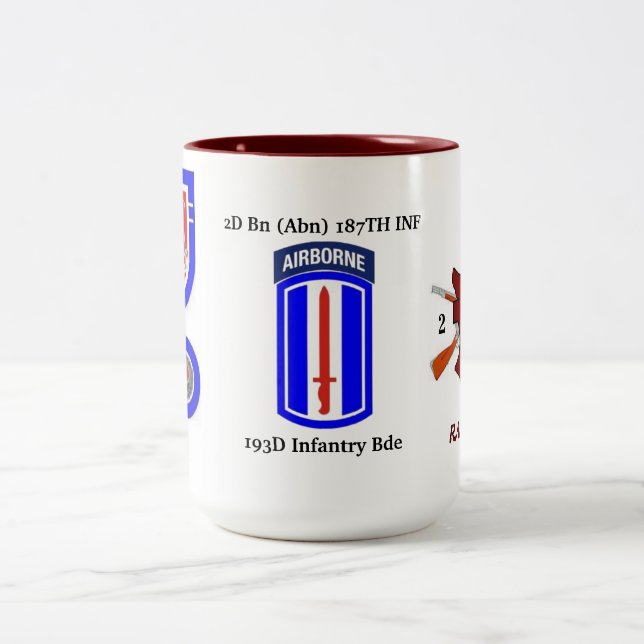 2D Bn (Abn) 187th Inf  193D Inf Bde Mug (Center)