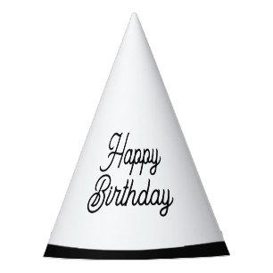 2D Comic Style Birthday  Party Hat