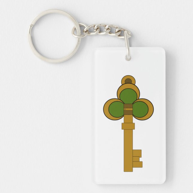 2D Fantasy Vector Magic Key Clip Art  Ring (Front)
