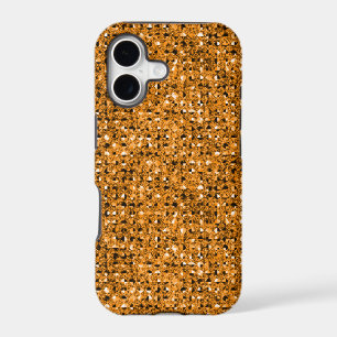 2D Flat, Printed, Gold Faux Jewels iPhone 5 Case