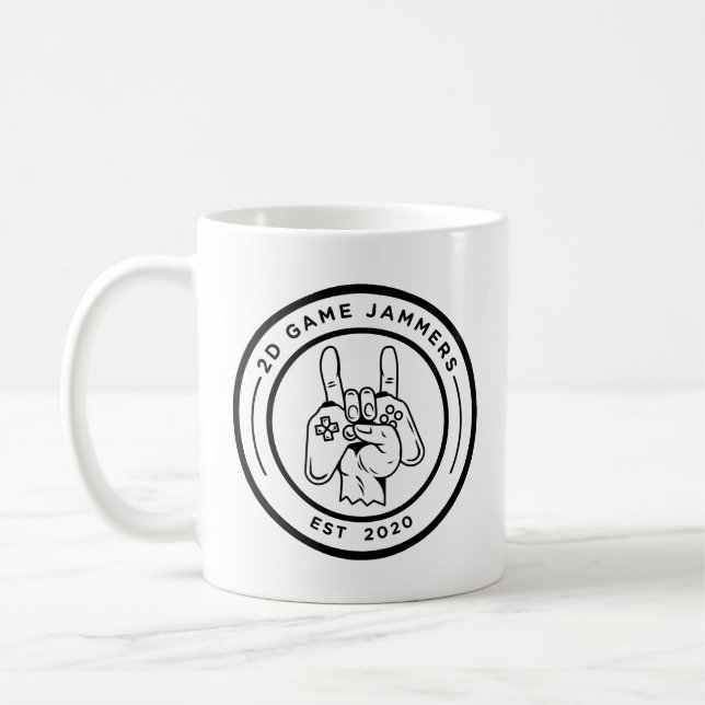 2d Game Jammers Logo Mug (Left)